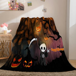 Halloween Flannel Caroset Throw Cosplay Blanket (Online Order Only)