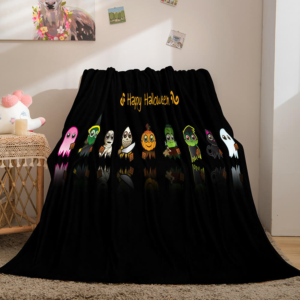 Halloween Flannel Caroset Throw Cosplay Blanket (Online Order Only)