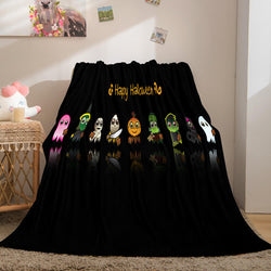 Halloween Flannel Caroset Throw Cosplay Blanket (Online Order Only)