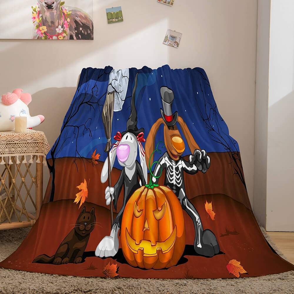 Halloween Flannel Caroset Throw Cosplay Blanket (Online Order Only)