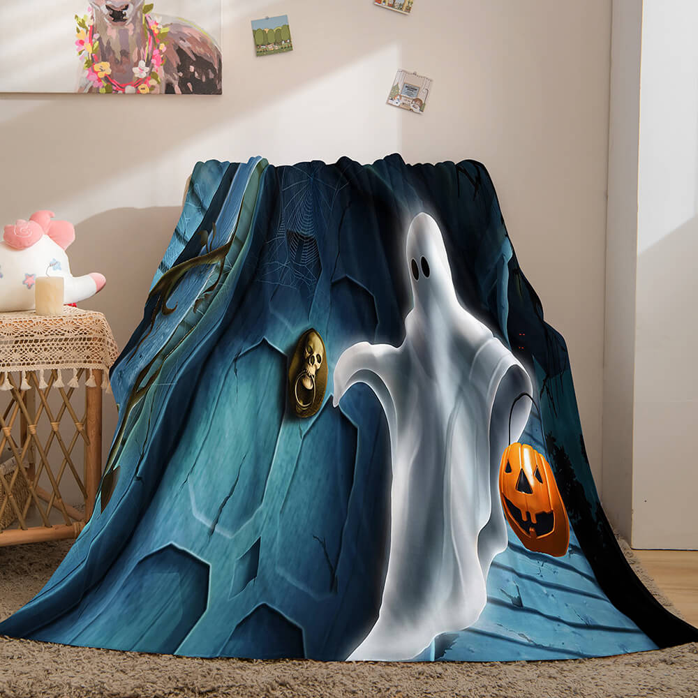 Halloween Flannel Caroset Throw Cosplay Blanket (Online Order Only)