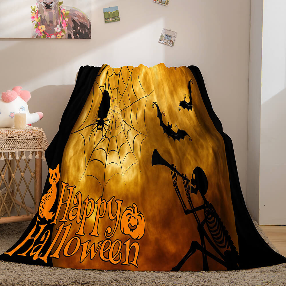 Halloween Flannel Caroset Throw Cosplay Blanket (Online Order Only)