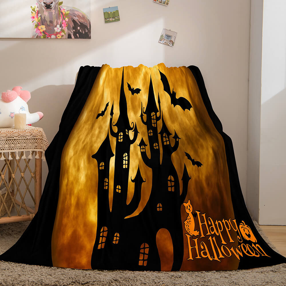 Halloween Flannel Caroset Throw Cosplay Blanket (Online Order Only)