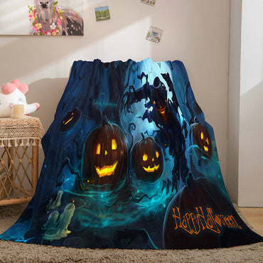Halloween Flannel Caroset Throw Cosplay Blanket (Online Order Only)