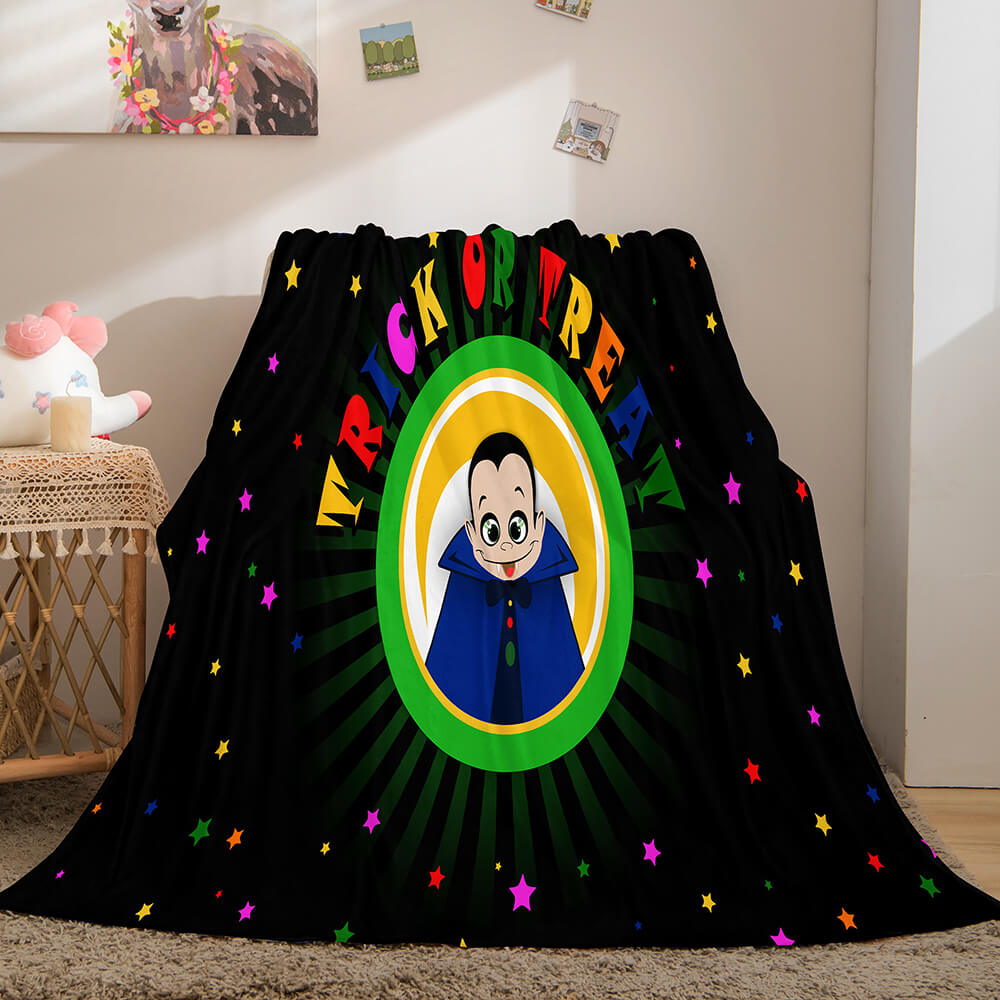 Halloween Flannel Caroset Throw Cosplay Blanket (Online Order Only)