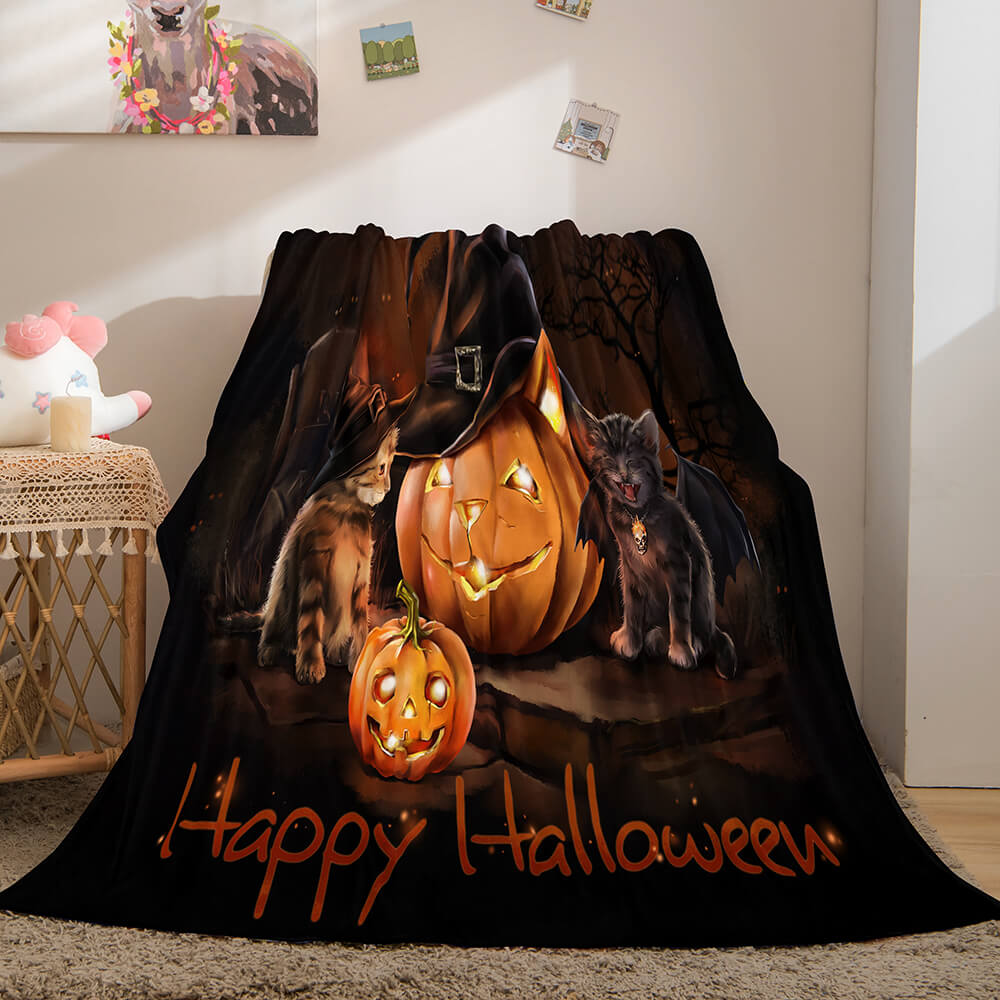 Halloween Flannel Caroset Throw Cosplay Blanket (Online Order Only)