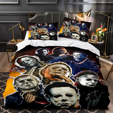 Halloween Horror Bedding Set Duvet Cover Without Filler (Online Order Only)