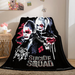 Halloween Horror Theme Flannel Fleece Throw Cosplay Blanket Sets (Online Order Only)