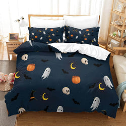 Halloween Pattern Bedding Set Quilt Cover Without Filler (Online Order Only)