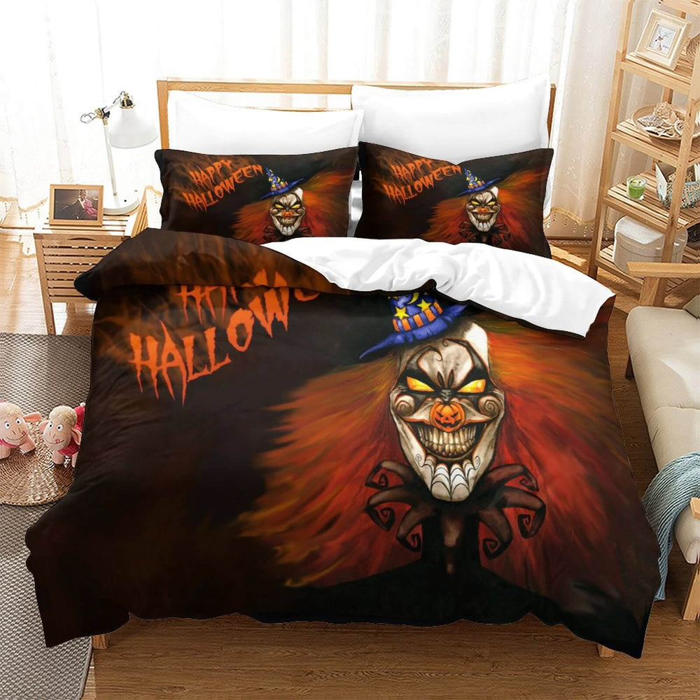 Halloween Pattern Bedding Set Quilt Cover Without Filler (Online Order Only)