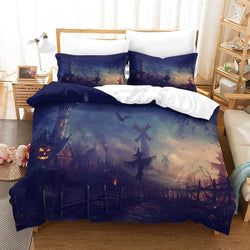 Halloween Pattern Bedding Set Quilt Cover Without Filler (Online Order Only)