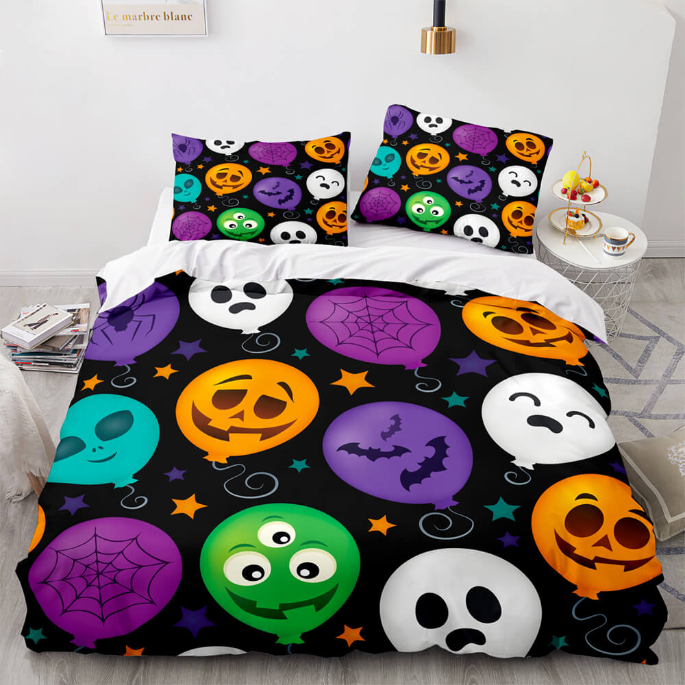Halloween Pumpkin Cosplay Bedding Set Quilt Cover (Online Order Only)