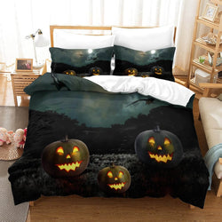 Halloween Pumpkin Decor Bedding Set Quilt Cover Without Filler (Online Order Only)