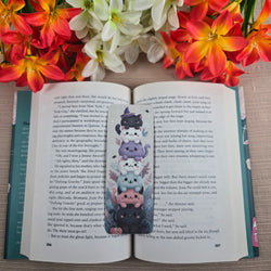Cute Stacked Cats Halloween Bookmark (ONLINE ORDER ONLY)