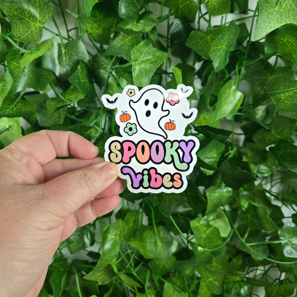 Halloween Ghost with Quote Stickers (ONLINE ORDER ONLY)