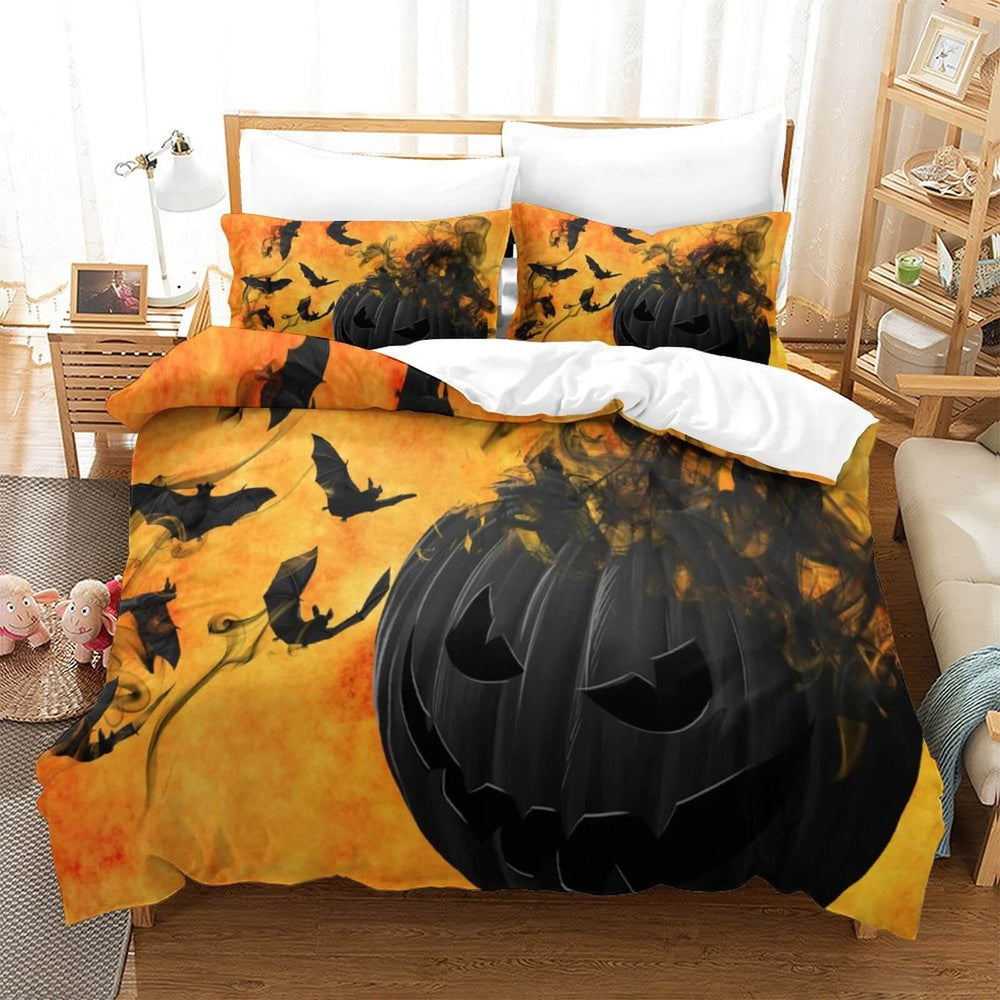 Hallowmas Pattern Bedding Set Quilt Cover Without Filler (Online Order Only)