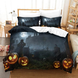 Hallowmas Pattern Bedding Set Quilt Cover Without Filler (Online Order Only)