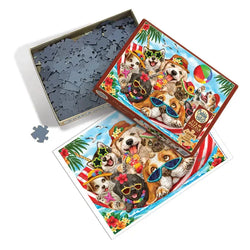 Hammock Party 275 Large Piece Jigsaw Puzzle Cobble Hill