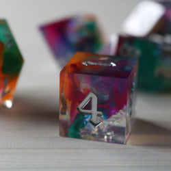 Handmade Resin DND Dice Set (ONLINE ORDER ONLY)