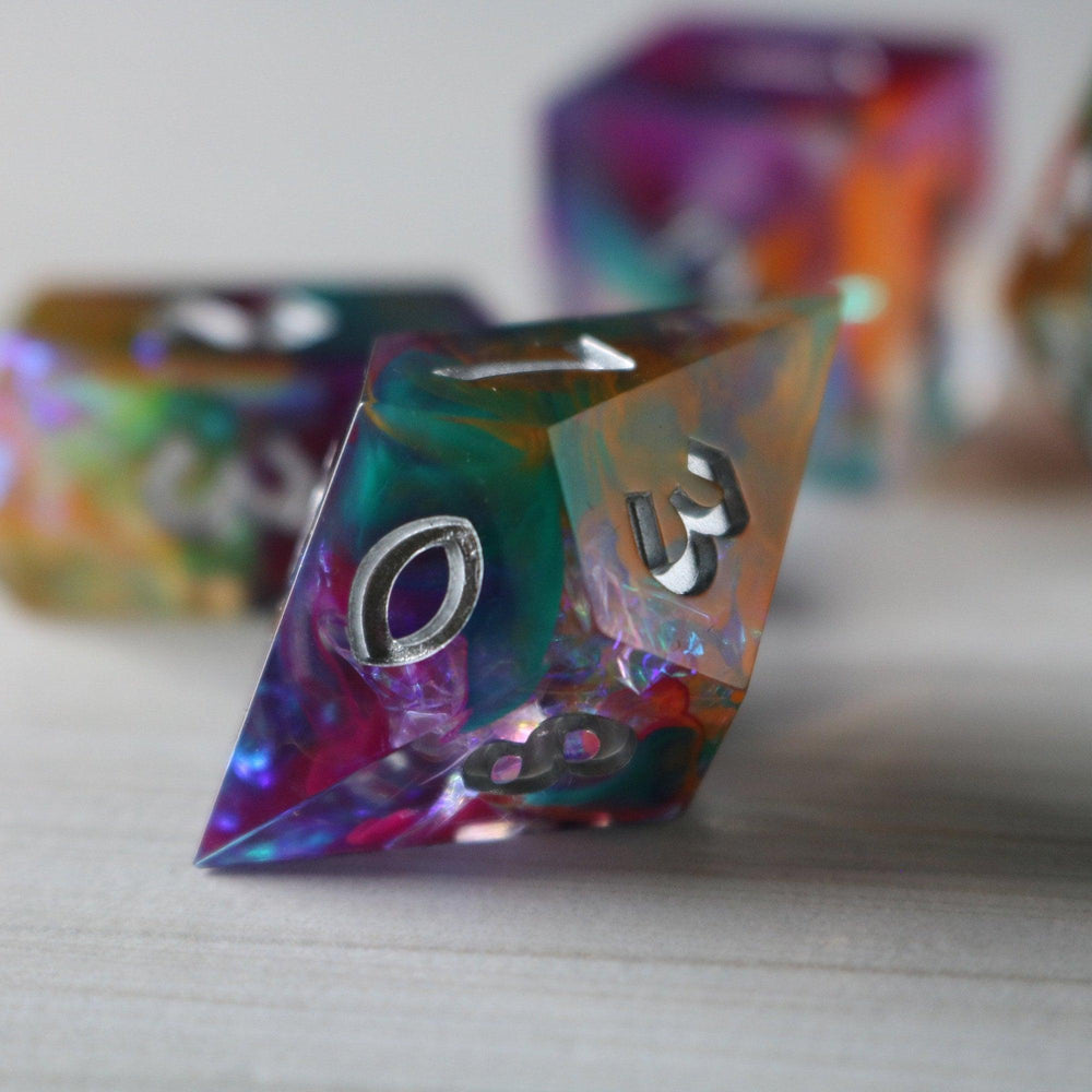 Handmade Resin DND Dice Set (ONLINE ORDER ONLY)