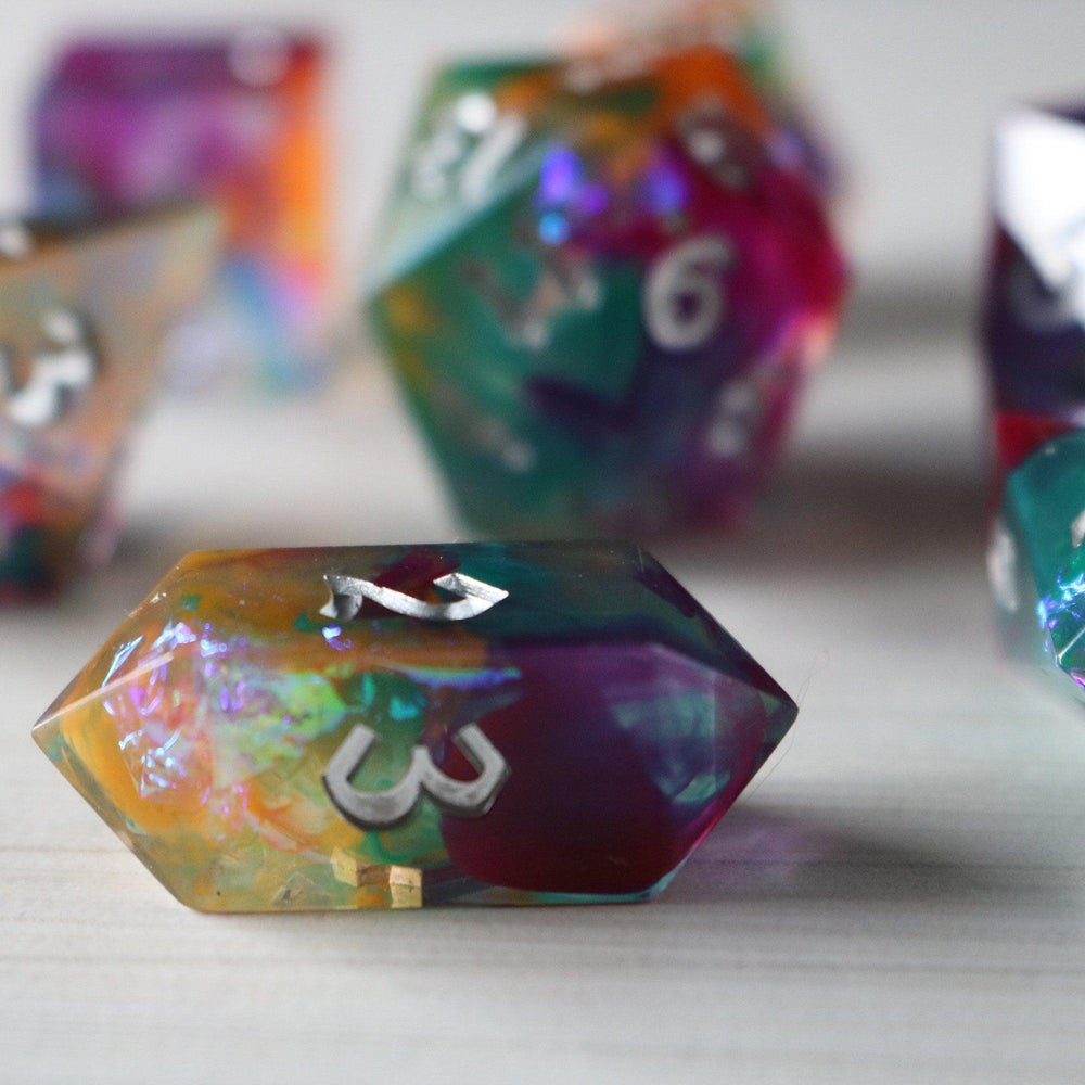 Handmade Resin DND Dice Set (ONLINE ORDER ONLY)