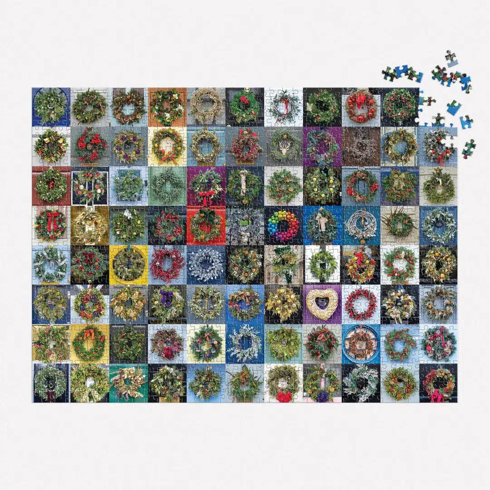 Handmade Wreaths 1000 Piece Jigsaw Puzzle Galison (ONLINE ORDER ONLY)