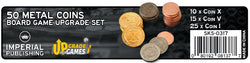 50 Metal Coin Board Game Upgrade Set (Medieval Coins) (ONLINE ORDER ONLY)