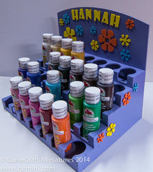Paint Rack - 36mm Polly Scale / Tamiya 10ml and Larger Craft Paints (Online Order Only) (Online Order Only)