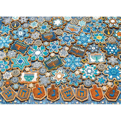 Hanukkah Cookies 1000 Piece Jigsaw Puzzle Cobble Hill (ONLINE ORDER ONLY)