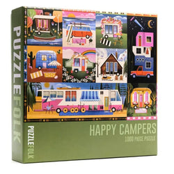 Happy Campers 1000 Piece Jigsaw Puzzle PuzzleFolk (ONLINE ORDER ONLY)