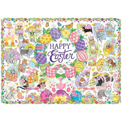 Happy Easter 350 Piece Family Jigsaw Puzzle Cobble Hill (ONLINE ORDER ONLY)
