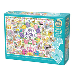 Happy Easter 350 Piece Family Jigsaw Puzzle Cobble Hill (ONLINE ORDER ONLY)
