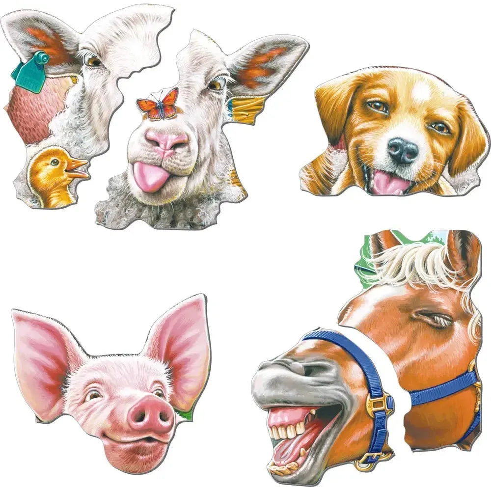 Happy Farm Selfie 33 Piece Tray Jigsaw Puzzle Larsen