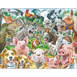 Happy Farm Selfie 33 Piece Tray Jigsaw Puzzle Larsen