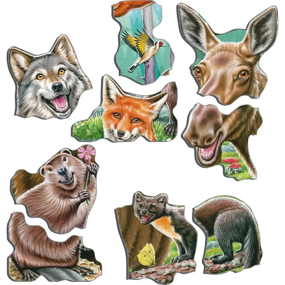 Happy Forest Selfie 42 Piece Tray Jigsaw Puzzle Larsen
