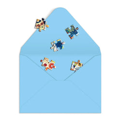 Happy Hanukcats Greeting Card 60 Piece Jigsaw Puzzle Galison