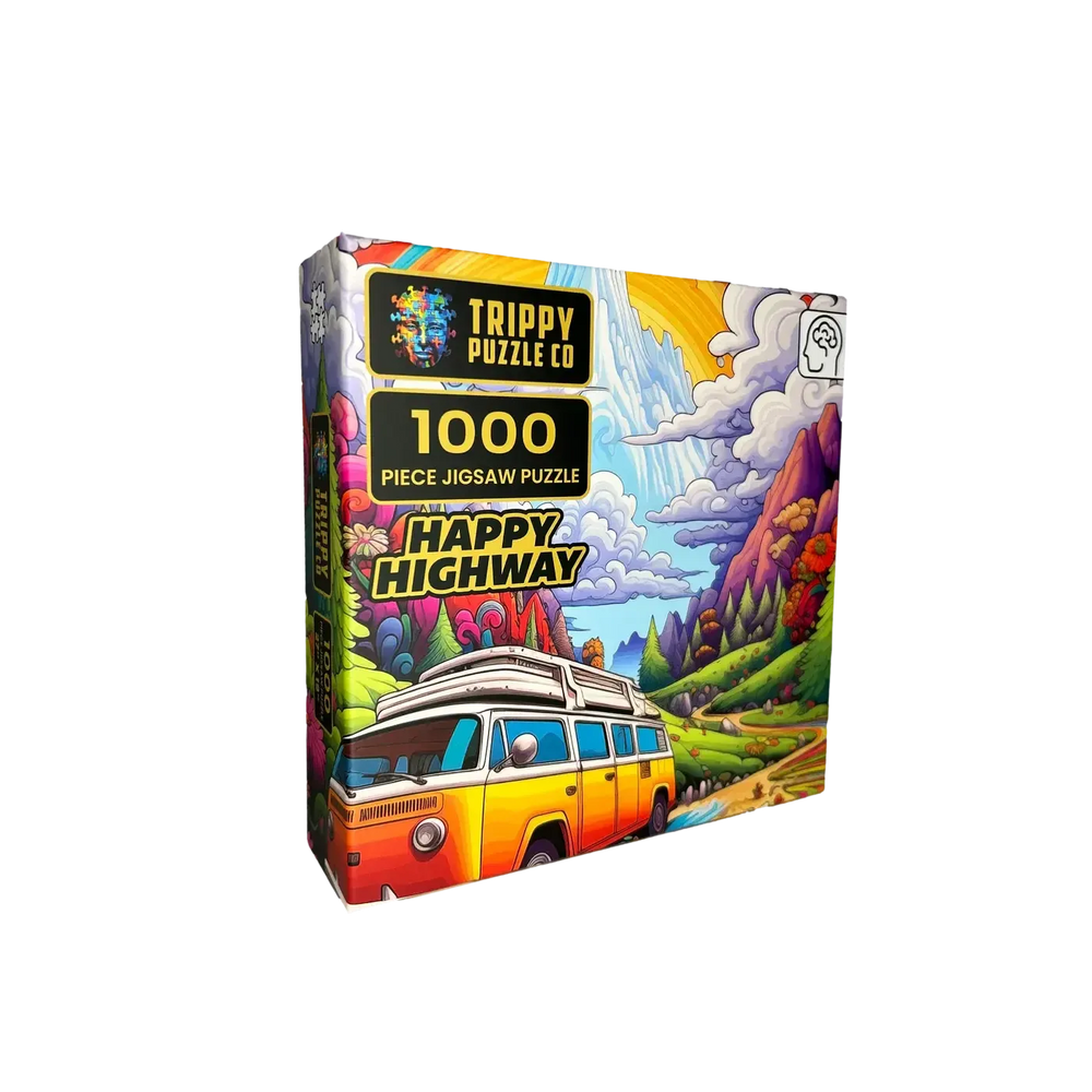 Happy Highway 1000 Piece Jigsaw Puzzle Trippy