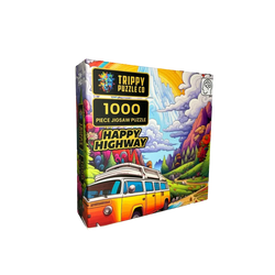Happy Highway 1000 Piece Jigsaw Puzzle Trippy
