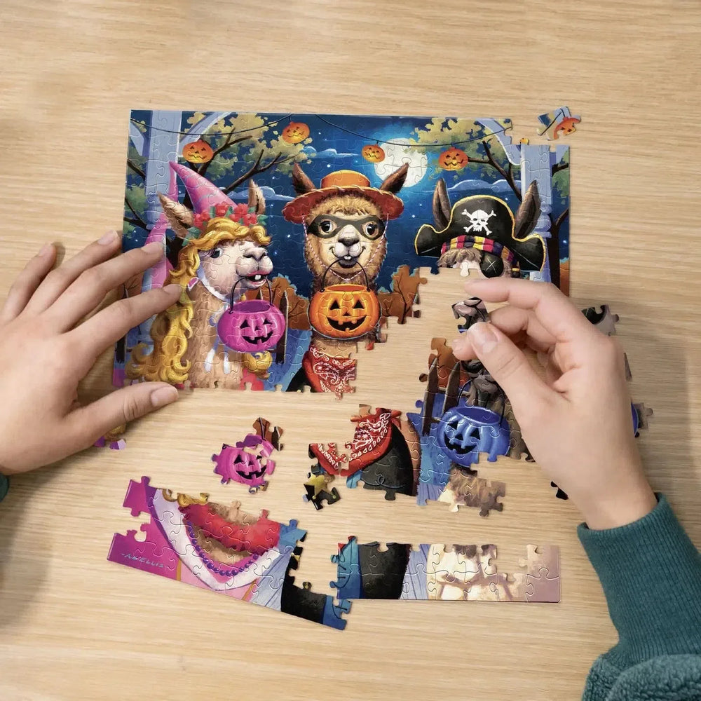 Happy Llama-ween 210 Piece Jigsaw Puzzle Boardwalk (ONLINE ORDER ONLY)