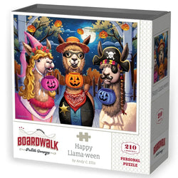 Happy Llama-ween 210 Piece Jigsaw Puzzle Boardwalk (ONLINE ORDER ONLY)