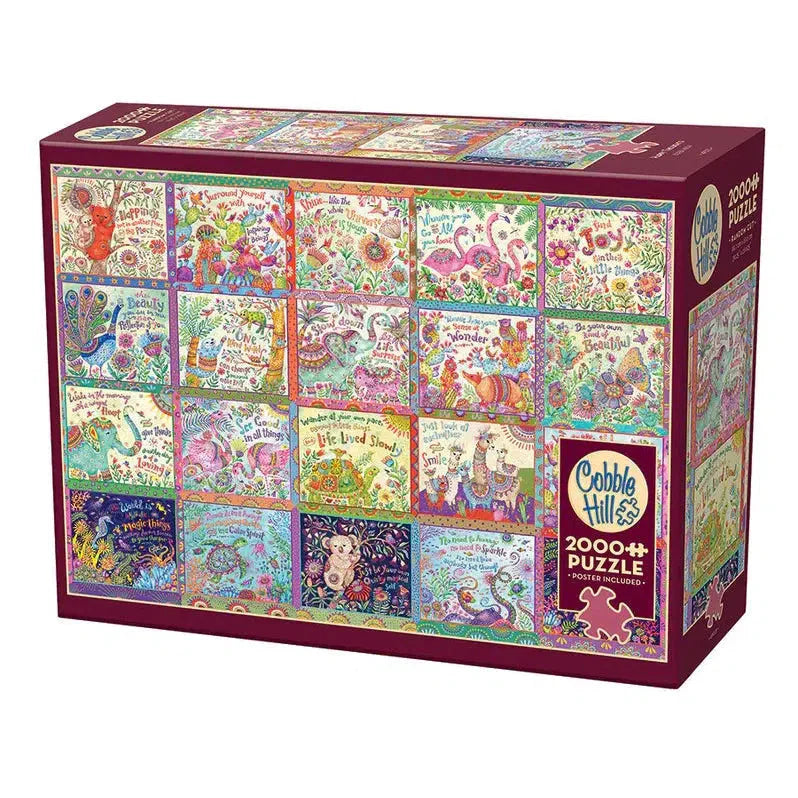 Happy Thoughts 2000 Piece Jigsaw Puzzle Cobble Hill (ONLINE ORDER ONLY)