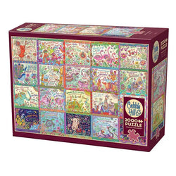 Happy Thoughts 2000 Piece Jigsaw Puzzle Cobble Hill (ONLINE ORDER ONLY)