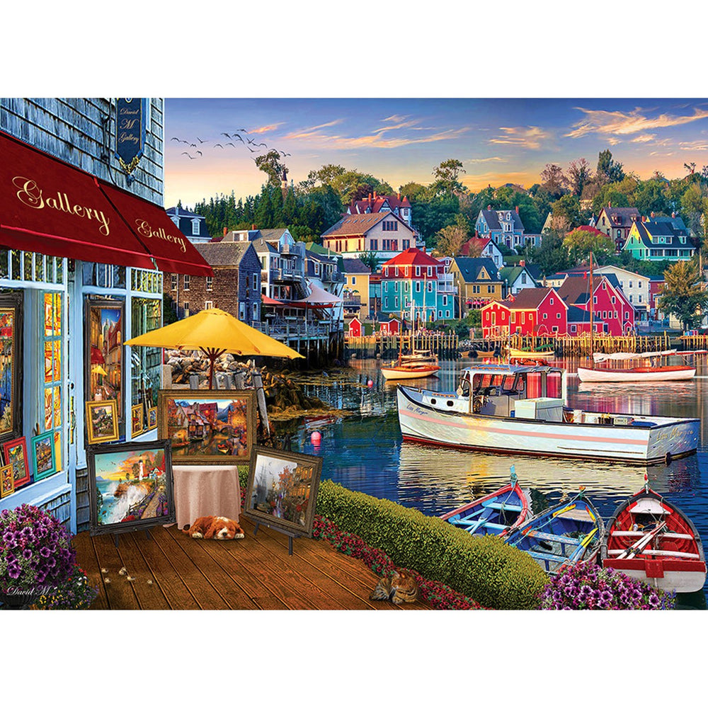 Harbor Gallery 1000 Piece Jigsaw Puzzle Cobble Hill (ONLINE ORDER ONLY)