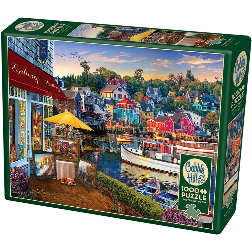 Harbor Gallery 1000 Piece Jigsaw Puzzle Cobble Hill (ONLINE ORDER ONLY)