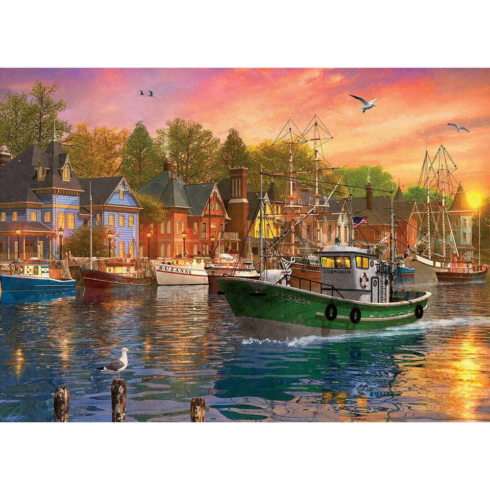 Harbor Sunset 1000 Piece Jigsaw Puzzle Eurographics (ONLINE ORDER ONLY)