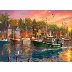 Harbor Sunset 1000 Piece Jigsaw Puzzle Eurographics (ONLINE ORDER ONLY)