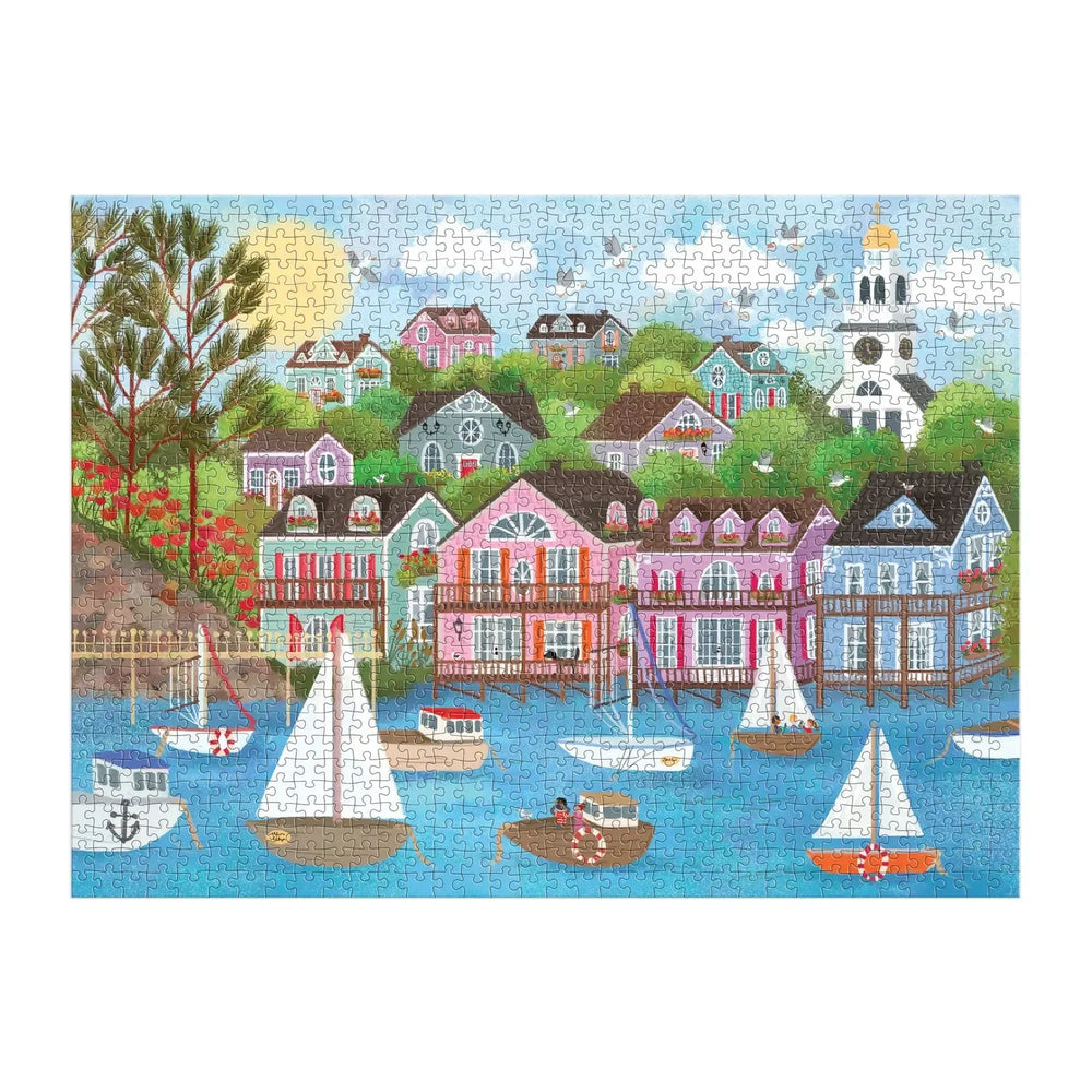 Harbor by the Sea 1000 Piece Jigsaw Puzzle Galison (ONLINE ORDER ONLY)