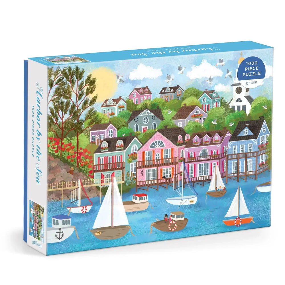 Harbor by the Sea 1000 Piece Jigsaw Puzzle Galison (ONLINE ORDER ONLY)