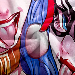 Harley Quinn Blanket Flannel Throw Room Decoration (Online Order Only)