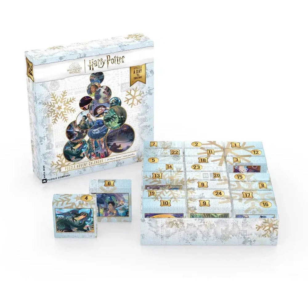 Harry Potter Advent Calendar - 24 Set of 100 Piece Mini Jigsaw Puzzles NYPC (ONLINE ORDER ONLY)